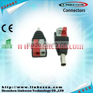 New 2.1 x 5.5mm 12v Male dc to Clip Terminal Connector thumbnail-1
