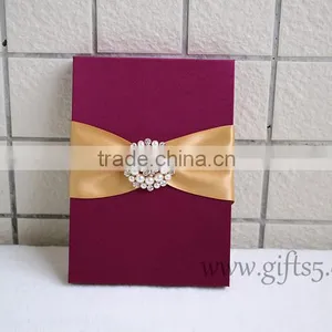 Luxury Fuchsia Wedding Invitation Gift Boxes in Handmade thumbnail-6