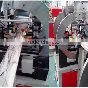 PVC Marble Skirting Production Line,PVC Fuax Marble Profile Making Machine thumbnail-3