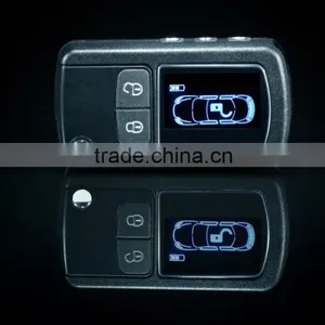 LED Screen Romote Control Showing+ Remote Engine Start+Two Way+ Double Alarm for Fit/JAZZ 2014 thumbnail-6