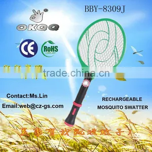 BBY-8309J LED TORCH RECHARGEABLE BAT ZAPPER MOSQUITO thumbnail-1