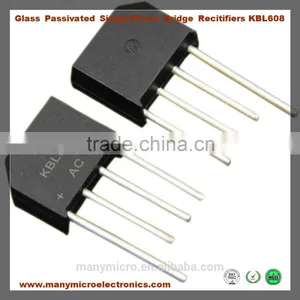 6.0A Glass Passivated Single Phase Bridge Recitifiers KBL608 thumbnail-1