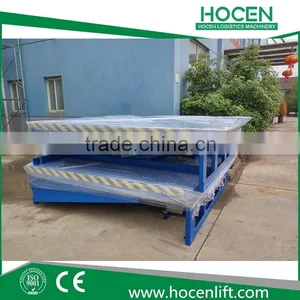 Used Dock Container Heavy Duty Goods Unloading Ramp Hydraulic Electric Warehouse Loading Ramp For Car Working Platform thumbnail-5