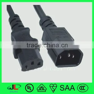 UL VDE Approved C13 & C14 With ac Power Extension Cord Cable Wire thumbnail-1