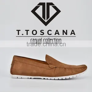 Luxury Good Quality Nubuck Buff Leather 2016 Men Casual Shoes thumbnail-2