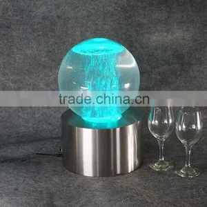 LED Decoration for Desk Top With Amazing Color Changing Bubbles Sphere thumbnail-3