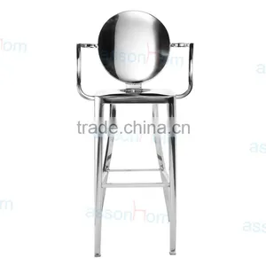 Stainless Steel Stool With Arms thumbnail-1