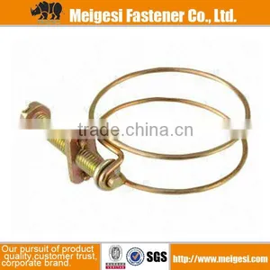 Double-wire Hose Clamp, Easy to be Fixed, Zinc Plated thumbnail-1