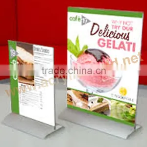 Acrylic Menu Holders a5 Acrylic Menu Display Stands Acrylic Display Show Card Menu Holders thumbnail-4
