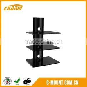 Gold Supplier China Metal Set-top Box tv Mount Dvd Wall Bracket thumbnail-1