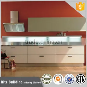 High Quality Customized Kitchen Cabinets With uv Decorative Board MDF Kitchen Cabinet Factory thumbnail-1
