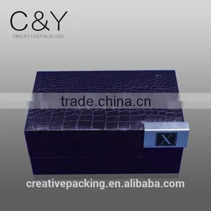 Custom Logo Printed Leather Jewelry Gift Box for Fast Delivery thumbnail-1