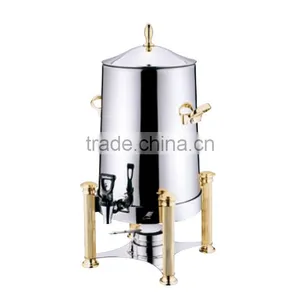 Hotel Stainless Steel Golden Plated Leg 3 Gallon Juice Vessels thumbnail-1