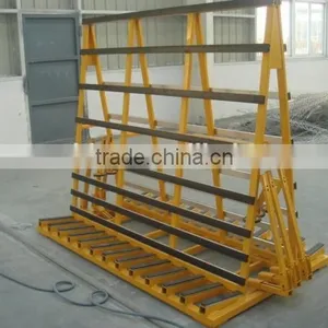 Factory Direct Sales for Glass Sheet Rack Glass Trolley Storage Rack Made in China thumbnail-1