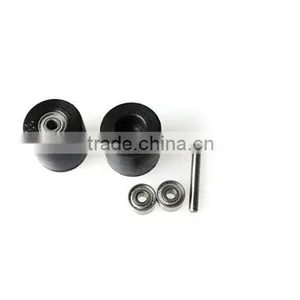 100mm Double Plastic Omni Wheel W/Bearing Rollers & Central Bearing 14058 thumbnail-3