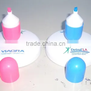 Capsule Pill Shaped Highlighters/colorful Highlighter Pen thumbnail-1