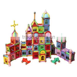 2016 Well Sale Colorful Box Complex Brain Exercise Magnetic Building Block Brick Toys thumbnail-2