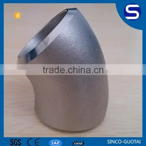 ASME/ANSI B16.9 Stainless Steel Butt Welded Pipe Fitting 45 Degree Elbow thumbnail-1