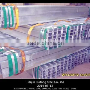 API 5L Q195 Hot Dipped Galvanized Square Steel Pipe & Tube thumbnail-1