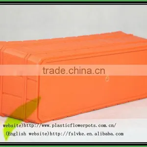 Hot Sale Colourful Rectangular Planter Plastic Flower Pots thumbnail-3