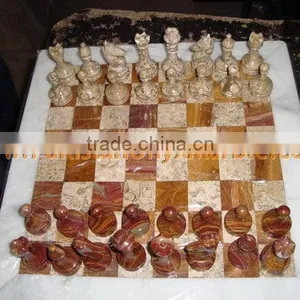 Attractive Price New Type ONYX CHESS BOARDS WITH FIGURES thumbnail-3