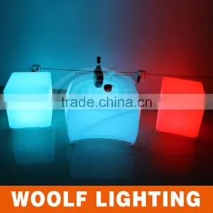 Fashionable Design Nightclub Cube LED Glowing Bar Coffee Table Domestic LED Dinner Table thumbnail-4