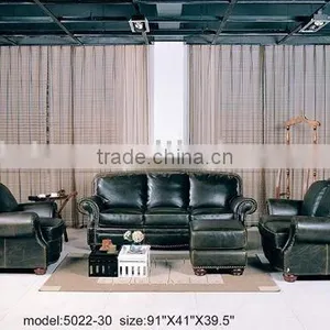 High Quality Leather Sofa Set. Comfortable and Beautiful Genuine Leather Sofa Set. Modern American Style Leather Sofa Set B48158 thumbnail-1