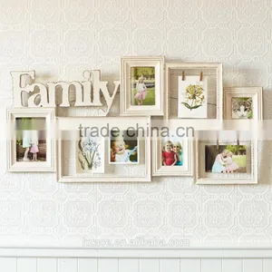 Engineered Wood Photo Frame Family Photo Frame Wall Decoration Antique Modern Memories Frame thumbnail-1