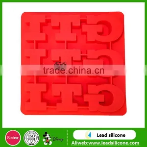 Existing Molud New Arriva Word Shape Silicone Ice Cube Tray thumbnail-2
