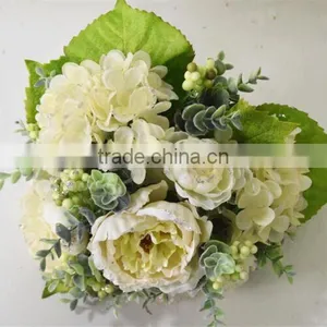 Wedding White Rose Flowers/luxury Bouquet Rose/artificial Rose Flores thumbnail-1