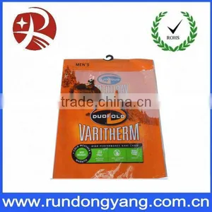 Colorful Printed Plastic Hanger Bag for Packing From Shenzhen thumbnail-1