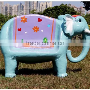 Cartoon Animal Amusement Park Fiberglass Outdoor Chair thumbnail-2