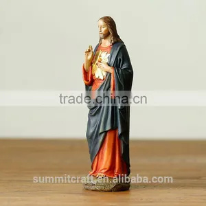 Catholic Religious Statues Resin Jesus Figurine Religious Ornaments thumbnail-2