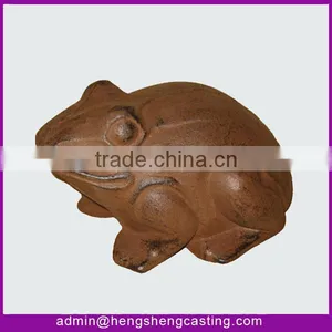 Funny Antique Cast Iron Frog thumbnail-1
