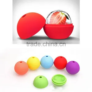 New Design Cute Ball Silicone Ice Tray Ice Mold thumbnail-2