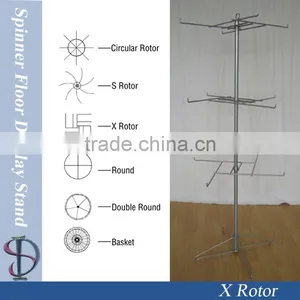 Metal Hooks Rotating Display Stand thumbnail-1