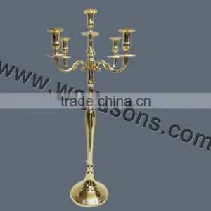 Wedding Decoration Event Gold Plated Candelabra thumbnail-1