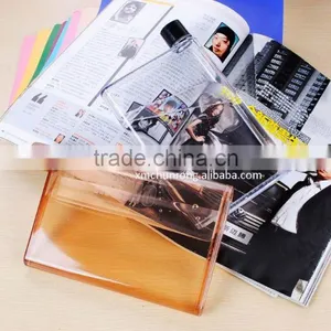 Clear Notebook Shape Plastic Drinking Water Bottle thumbnail-3