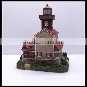 Custom Souvenir 3D Castle Building Model Craft Resin House Building Model Factory thumbnail-5