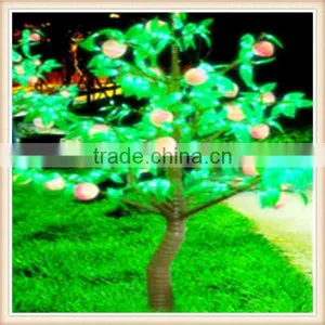 SJM0912188 Top-quality Garden Supplies Large Plastic Artificial Plants LED Plants With Silk Blossom Flower thumbnail-1