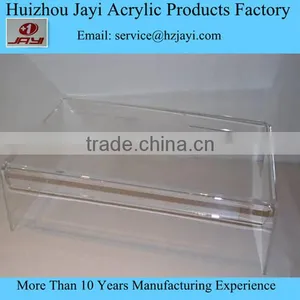 Cheap Acrylic Lucite Clear White tv Stand for Sale thumbnail-3