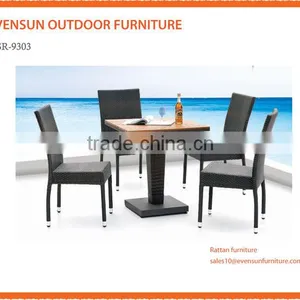 Rattan Outdoor Furniture Brighton Dining Arm Chair With Cushion Set of 8 thumbnail-1