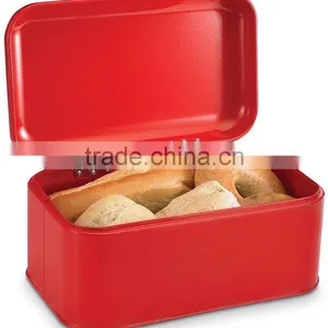 Bright Color Vintage Metal Bread Storage Box/Bread Canister/Metal Bread Tin thumbnail-4