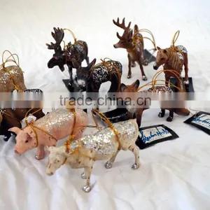 Resin Mini Animal Statue Set Home Decor thumbnail-4