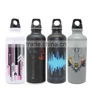 Promotional Logo Printed Aluminum Outdoor Sports Water Bottle thumbnail-3