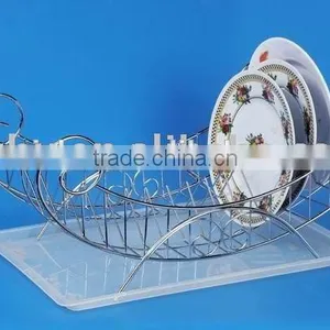 Kitchen Basics Drying Drainer Metal Dish Shelf Tableware thumbnail-1