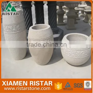 Natural Granite Stone Planter Cheap Price thumbnail-5