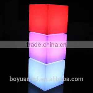 Durable Led Bar Stool, Waterproof Outdoor Stool With Rechargeable Led Light thumbnail-4