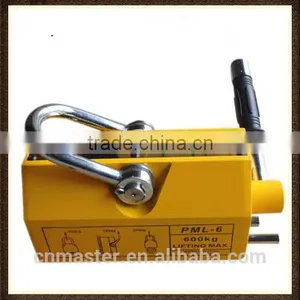 Hand Pipe Magnetic Lifter Crane With CE (PML-6)600KGS thumbnail-1