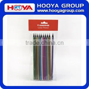Good Quality Sharpening Black Poplar Wood Round Color Pencils for Sketching 10pcs/set thumbnail-2